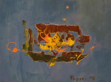 Painting titled "Dryade - 24" by Pierre Paszkowski, Original Artwork, Acrylic