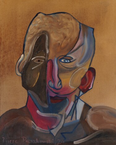 Картина под названием "Pierre Richard - 2" - Pierre Paszkowski, Подлинное произведение искусства, Масло