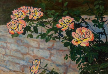 绘画 标题为“Roses” 由Pierre Paszkowski, 原创艺术品, 油