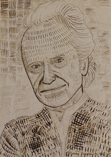 Drawing titled "Jean-Claude CASADES…" by Pierre Paszkowski, Original Artwork, Ink