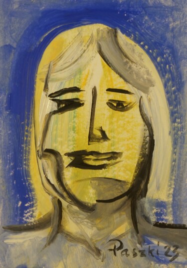 Peinture intitulée "Sarah" par Pierre Paszkowski, Œuvre d'art originale, Huile