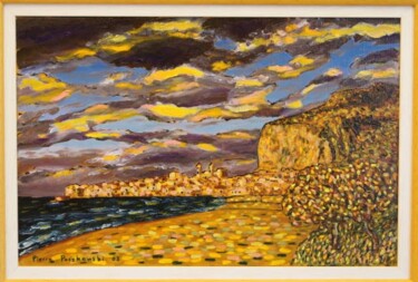 Painting titled "cefalu - 1" by Pierre Paszkowski, Original Artwork, Oil