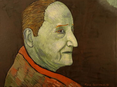 Peinture intitulée "Jean Ray" par Pierre Paszkowski, Œuvre d'art originale, Huile
