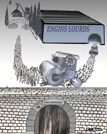 Digital Arts titled "ENGINS" by Pierre Peytavin, Original Artwork, 2D Digital Work