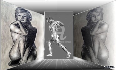 Digitale Kunst getiteld "modèles Beaux Arts" door Pierre Peytavin, Origineel Kunstwerk, 2D Digital Work