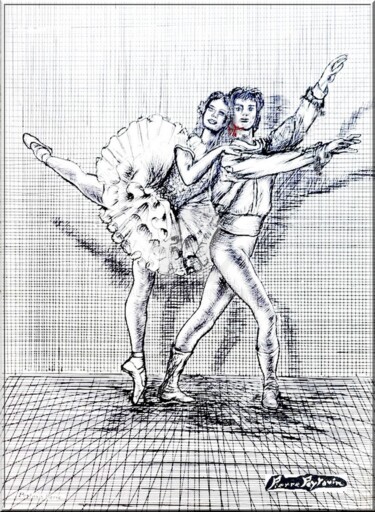 「danseurs」というタイトルのデジタルアーツ Pierre Peytavinによって, オリジナルのアートワーク, 2Dデジタルワーク
