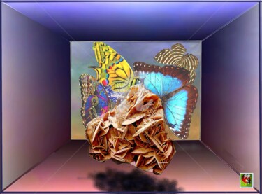 Цифровое искусство под названием "NATURE iMORTE" - Pierre Peytavin, Подлинное произведение искусства, Цифровая живопись