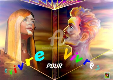 Artes digitais intitulada "ALBUM VIVRE" por Pierre Peytavin, Obras de arte originais, Trabalho Digital 2D