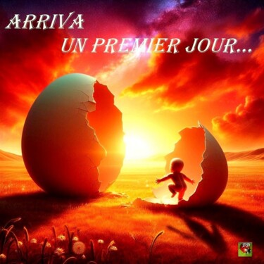 Digital Arts titled "PREMIER JOUR" by Pierre Peytavin, Original Artwork, AI generated image