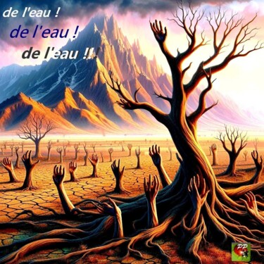 Digital Arts titled "DE L'EAU ! DE L'EAU!" by Pierre Peytavin, Original Artwork, AI generated image