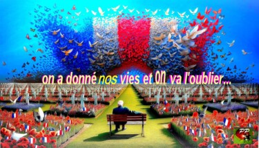 Digital Arts titled "ON A DONNE NOS VIES" by Pierre Peytavin, Original Artwork, AI generated image