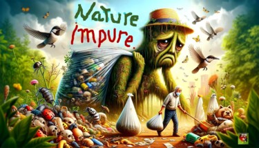 Digital Arts titled "NATURE IMPURE" by Pierre Peytavin, Original Artwork, AI generated image