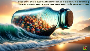 Цифровое искусство под названием "Et peut-être qu'ail…" - Pierre Peytavin, Подлинное произведение искусства, Изображение, сг…