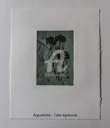 Printmaking titled "Aquatinte au sucre" by Pierre Pilling, Original Artwork, Etching