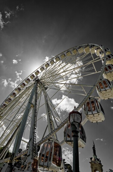 Fotografía titulada "Grande roue San Fra…" por Pierre Piton, Obra de arte original, Fotografía digital