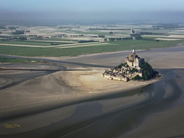 Fotografia intitulada "Mont-Saint-Michel4" por Pierre Piton, Obras de arte originais, Fotografia digital