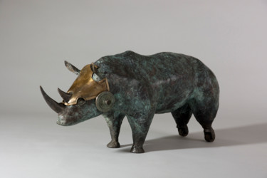 Escultura intitulada "ETEOCLE Bronze 2/8" por Pierre Sidoine, Obras de arte originais, Bronze
