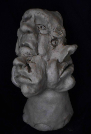 Sculpture intitulée "Quinquinade en cours" par Quinquin, Œuvre d'art originale