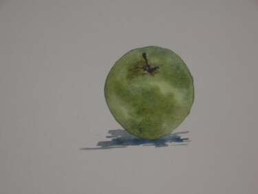 Peinture intitulée "Pommes (détail 5)" par Pierre Varési Pierre, Œuvre d'art originale