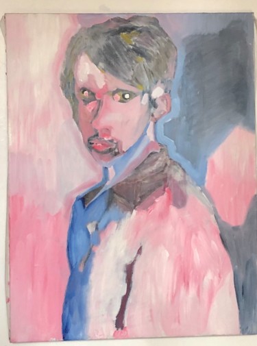 Pintura titulada "Autoportrait Pierre…" por Pierre Vassal, Obra de arte original, Oleo Montado en Bastidor de camilla de mad…