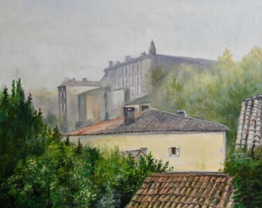 Painting titled "Le « Gisquet »" by Pierre Vastchenko, Original Artwork, Oil