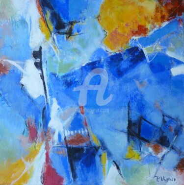 Malerei mit dem Titel "asana-18.jpg" von Pierre Vignon, Original-Kunstwerk, Acryl