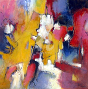 Malerei mit dem Titel "Asana-10" von Pierre Vignon, Original-Kunstwerk, Acryl