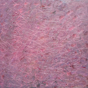 Schilderij getiteld "Nue" door Pierre-Yves Guitton, Origineel Kunstwerk, Acryl Gemonteerd op Frame voor houten brancard