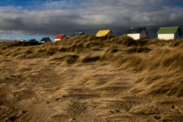 Photography titled "Cabines colorées de…" by Pierre-Yves Rospabé, Original Artwork, Digital Photography