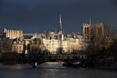 Photographie intitulée "Paris, Ile de La Ci…" par Pierre-Yves Rospabé, Œuvre d'art originale, Photographie numérique
