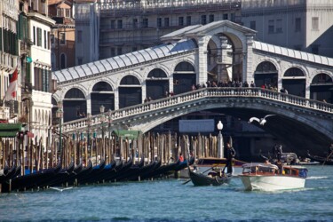 Fotografie mit dem Titel "Venise, Pont du Ria…" von Pierre-Yves Rospabé, Original-Kunstwerk, Digitale Fotografie