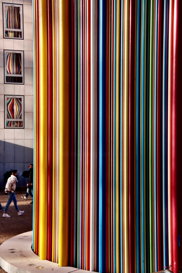 Fotografie mit dem Titel "La Défense, graphis…" von Pierre-Yves Rospabé, Original-Kunstwerk, Digitale Fotografie