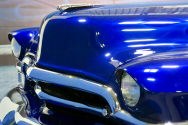 Fotografie mit dem Titel "Cadillac bleue coba…" von Pierre-Yves Rospabé, Original-Kunstwerk, Digitale Fotografie