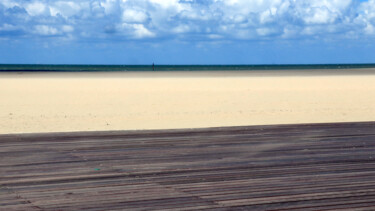 Fotografia zatytułowany „Deauville, les plan…” autorstwa Pierre-Yves Rospabé, Oryginalna praca, Fotografia cyfrowa