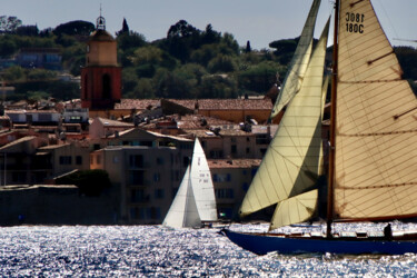 Fotografie mit dem Titel "Golfe de Saint-Trop…" von Pierre-Yves Rospabé, Original-Kunstwerk, Digitale Fotografie