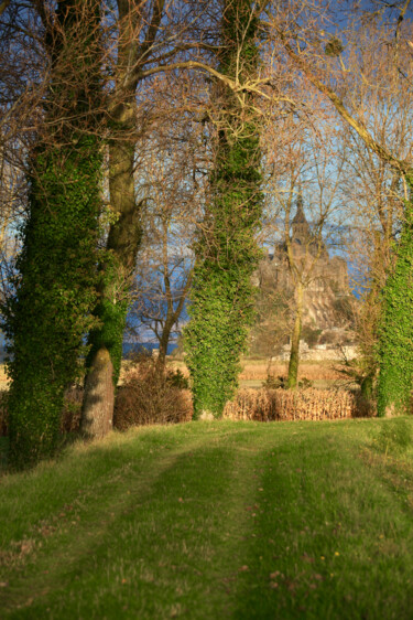 Fotografie mit dem Titel "Chemin du Mont-Sain…" von Pierre-Yves Rospabé, Original-Kunstwerk, Digitale Fotografie
