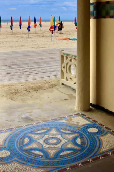 Fotografia intitolato "Deauville-plage" da Pierre-Yves Rospabé, Opera d'arte originale, Fotografia digitale