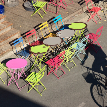 Fotografia zatytułowany „Terrasse sur les qu…” autorstwa Pierre-Yves Rospabé, Oryginalna praca, Fotografia cyfrowa