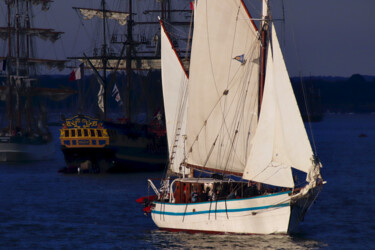 Photography titled "Arawak, devant Port…" by Pierre-Yves Rospabé, Original Artwork, Digital Photography