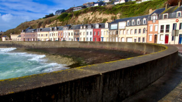 Photography titled "Fécamp, maisons de…" by Pierre-Yves Rospabé, Original Artwork, Digital Photography