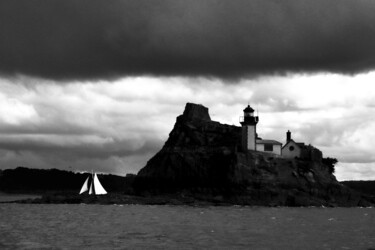 Photographie intitulée "Île Louët, l’île no…" par Pierre-Yves Rospabé, Œuvre d'art originale, Photographie numérique