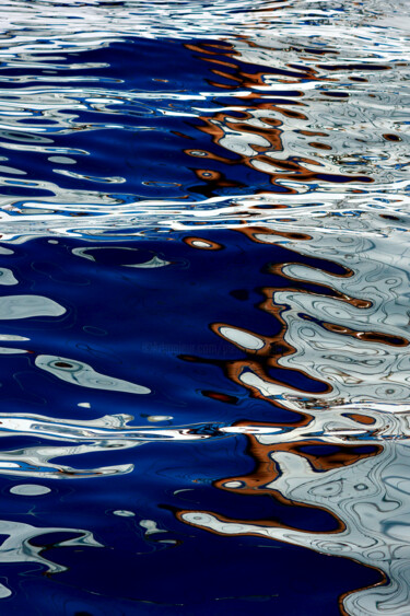 Photographie intitulée "Ondes, couleurs mar…" par Pierre-Yves Rospabé, Œuvre d'art originale, Photographie numérique