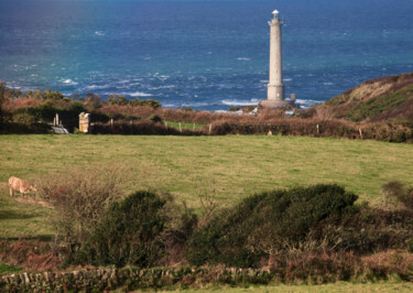 Photographie intitulée "Phare de la Hague" par Pierre-Yves Rospabé, Œuvre d'art originale, Photographie numérique