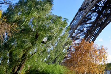 Fotografia intitolato "Pilier Tour Eiffel" da Pierre-Yves Rospabé, Opera d'arte originale, Fotografia digitale