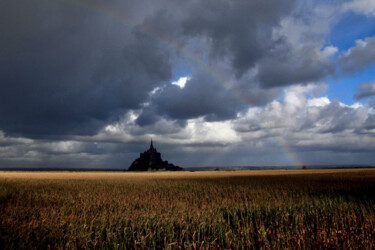 摄影 标题为“Mont Saint Michel,…” 由Pierre-Yves Rospabé, 原创艺术品, 数码摄影