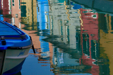Photography titled "Venise, reflet à Bu…" by Pierre-Yves Rospabé, Original Artwork, Digital Photography