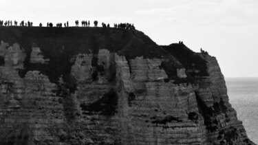Photographie intitulée "Les falaises d'Etre…" par Pierre-Yves Rospabé, Œuvre d'art originale, Photographie non manipulée