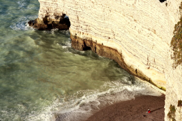 Fotografia zatytułowany „Etretat, la porte d…” autorstwa Pierre-Yves Rospabé, Oryginalna praca, Fotografia cyfrowa