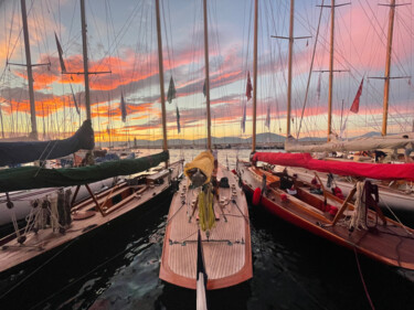 Photographie intitulée "Yachts Classe P, Sa…" par Pierre-Yves Rospabé, Œuvre d'art originale, Photographie numérique