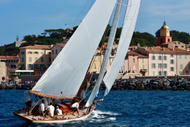 Photographie intitulée "Marga, Saint-Tropez" par Pierre-Yves Rospabé, Œuvre d'art originale, Photographie numérique